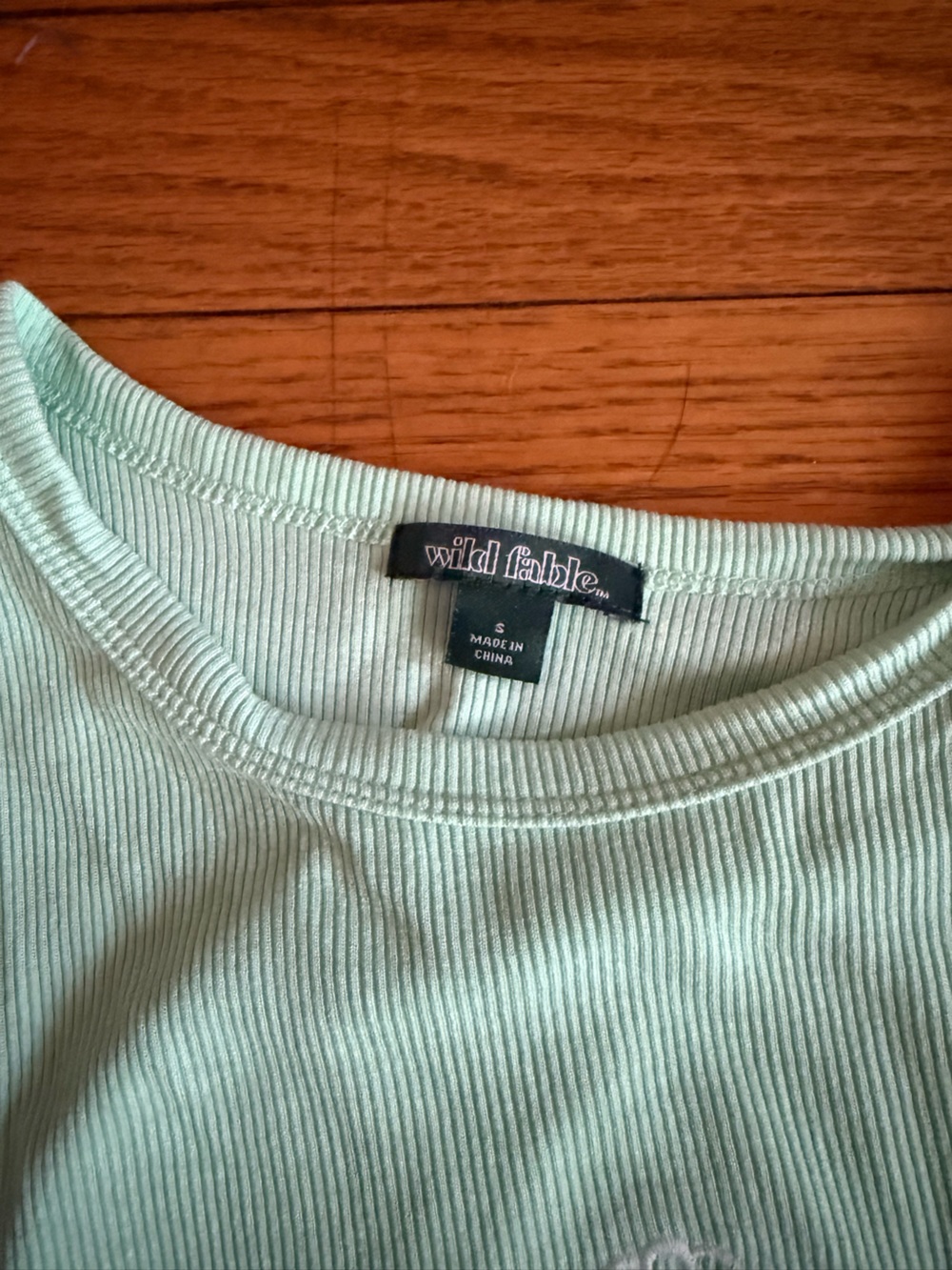 wild fable Pink and Green Ribbed Tank Top - Picture 5 of 7